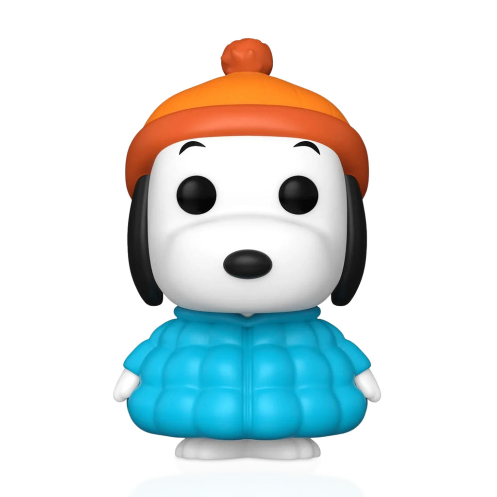 Snoopy in Blue Puffer Coat Funko Pop! Television Peanuts - Approx. 3 3/4" Chase Limited Edition Specialty Series Exclusive Collectible Vinyl Figure #1681 with Display Box Protector Case