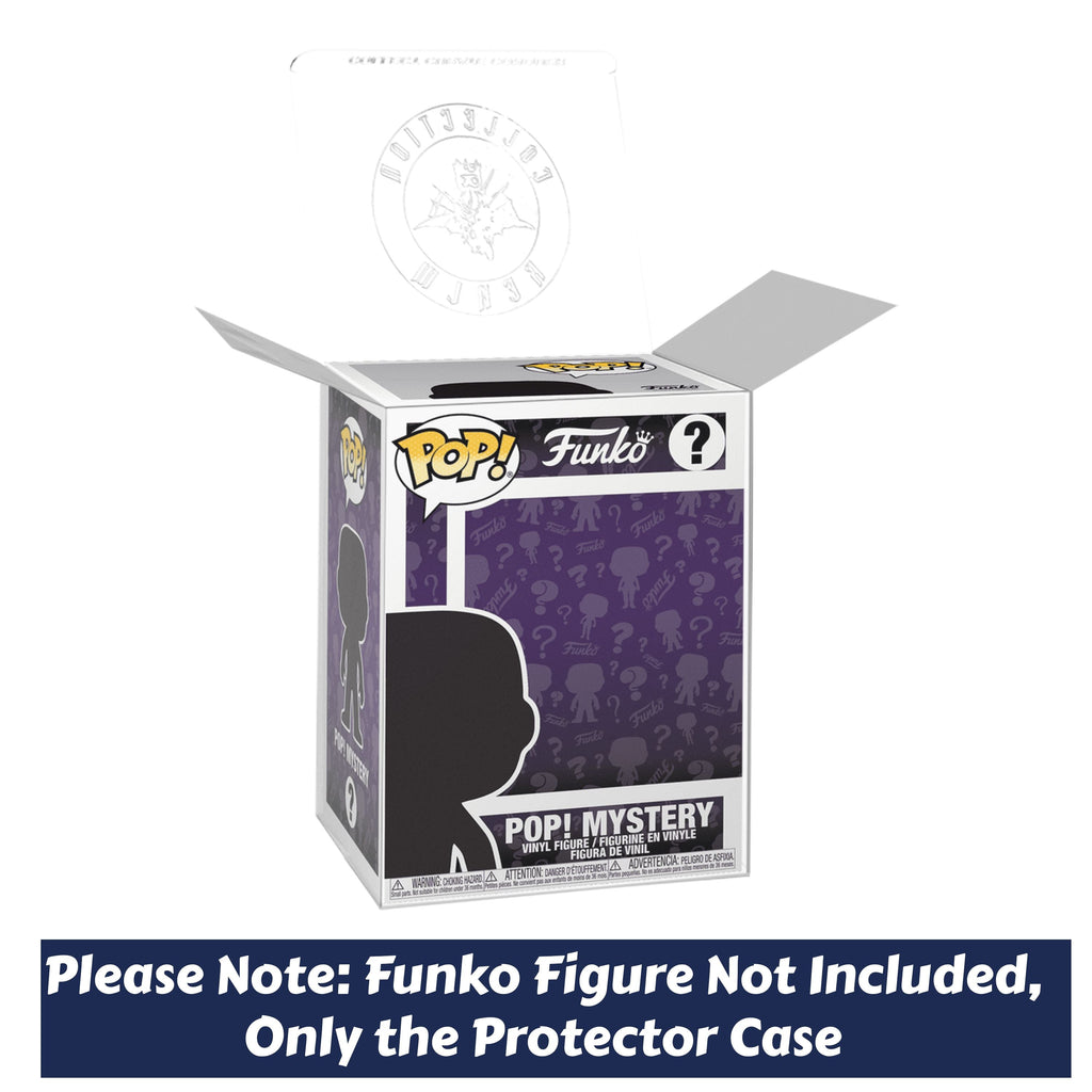 100-Pack Crystal Clear Vinyl Figure Protectors Compatible with 4-Inch Collectibles – Heavy-Duty Display Cases with 0.5mm Thickness for Water, Dust & UV Protection