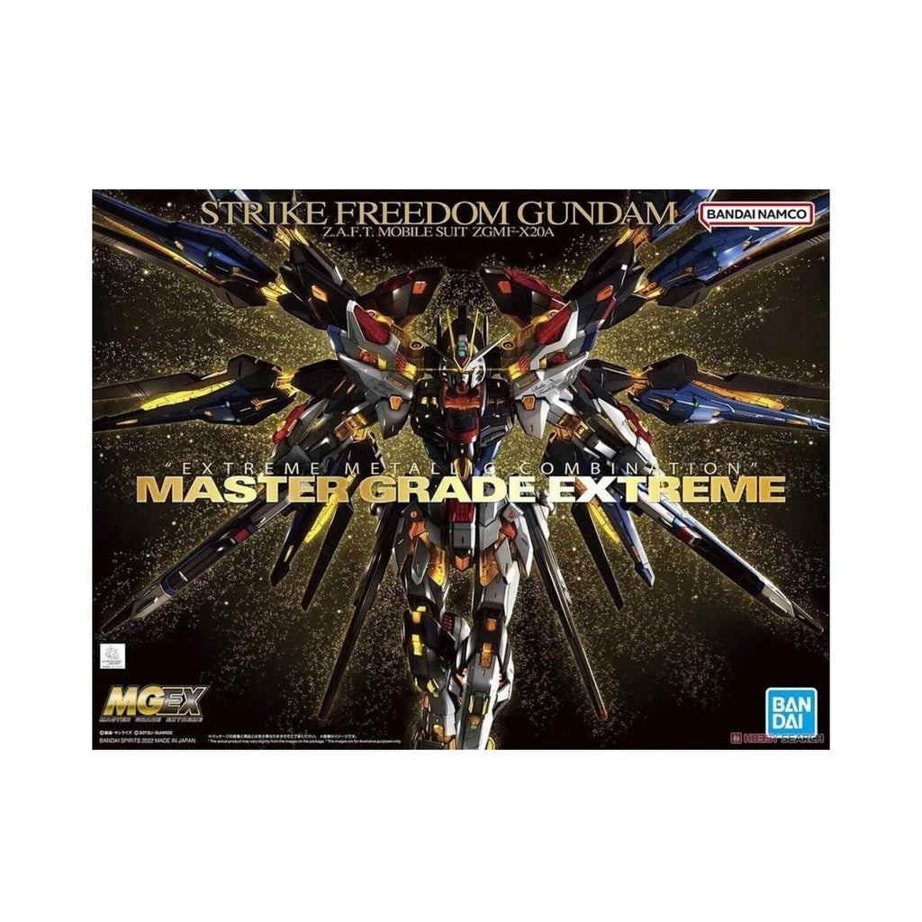 BANDAI MGEX Strike Freedom Gundam 1/100 Model Kit – High-Detail SEED DESTINY Collectible, Poseable & Customizable Action Model for Fans