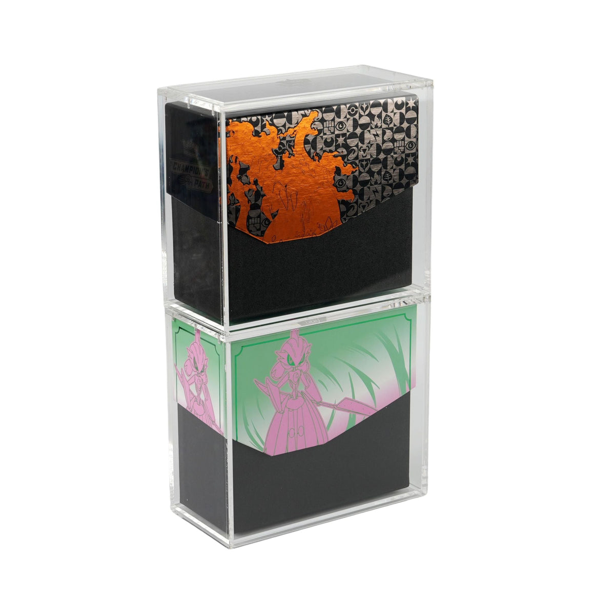Pokemon Elite Trainer Box Acrylic Display Case – Stackable ETB Case Protector with Magnetic Lid, UV Protection, Clear Acrylic Display for Elite Trainer Boxes - Pack of 1