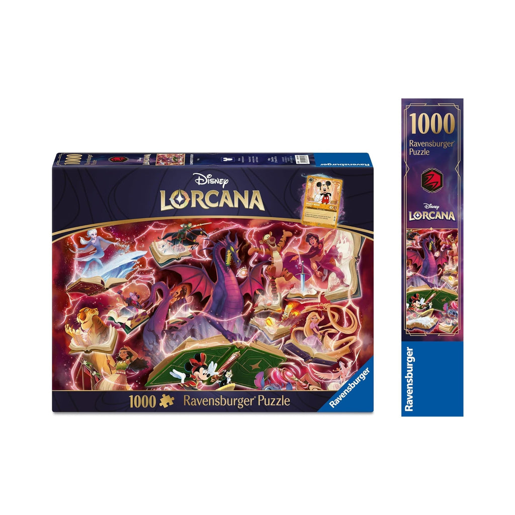 Disney Lorcana TCG Glimmers of the Realm Puzzle Ruby by Ravensburger, 1000 Piece Disney Puzzle for Adults, Disney Lorcana Collectible Jigsaw, Ravensburger 1000 Piece Puzzle