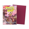 Dragon Shield Dual Matte Standard Card Sleeves Pomegranate & Gold 100 ct – Durable TCG Sleeves for MTG, Pokémon, Lorcana, One Piece, Digimon – Opaque, Acid-Free Protection