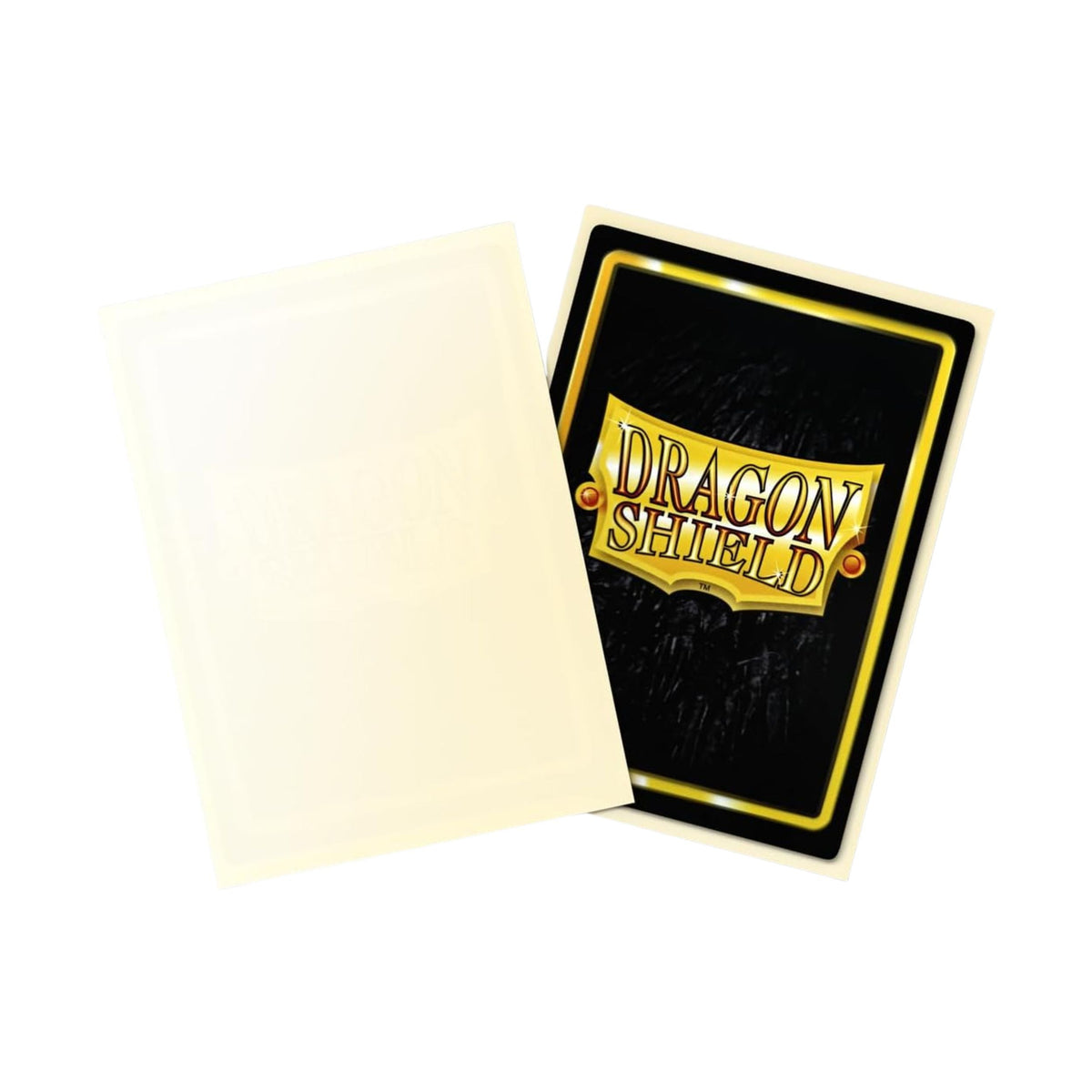 Dragon Shield Card Sleeves Ivory Matte 100ct Standard Size Trading Card Protectors