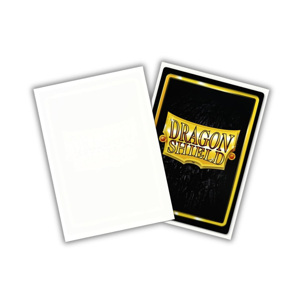 Dragon Shield Card Sleeves White Matte Standard Size Trading Card Protectors, 100ct