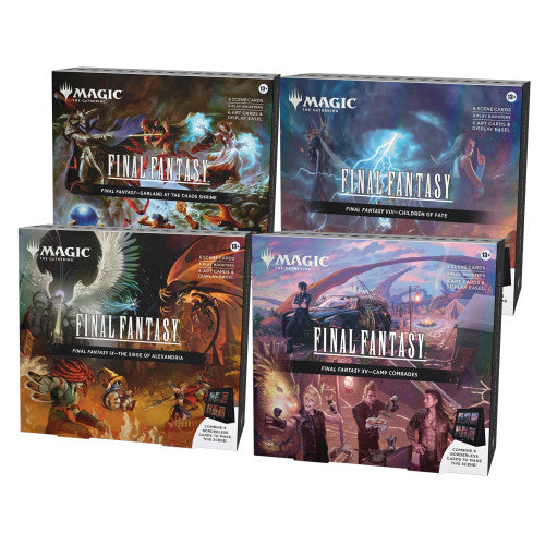 Magic: The Gathering Final Fantasy Holiday Scene Box - Set of 4 (PRE-ORDER)