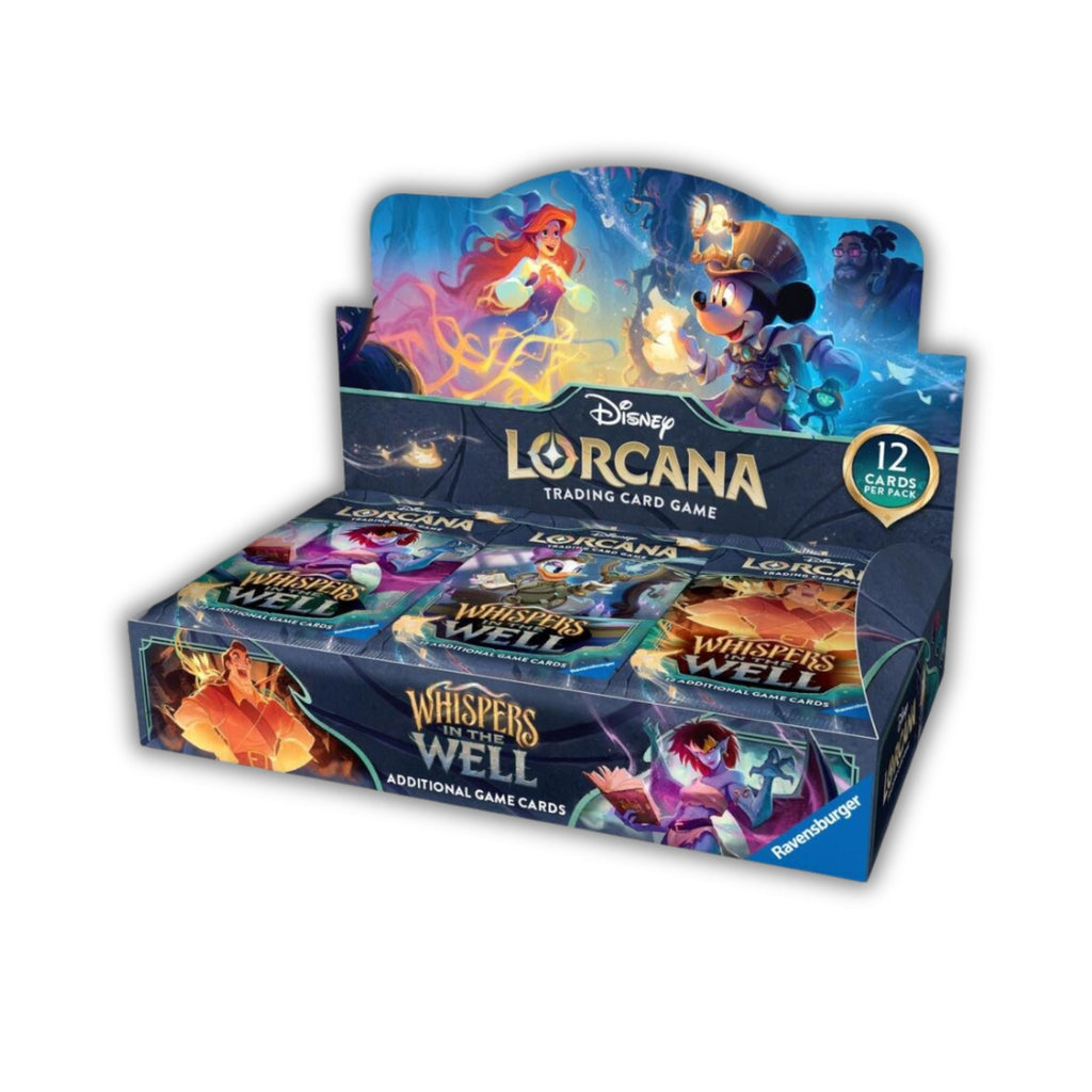 Disney Lorcana TCG Whispers in the Well Booster Box | 24 Booster Packs of Disney Trading Cards