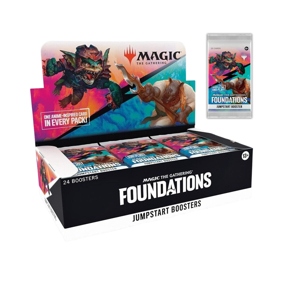 Magic: The Gathering Foundations Jumpstart Booster Box - 24 Packs (480 cards)