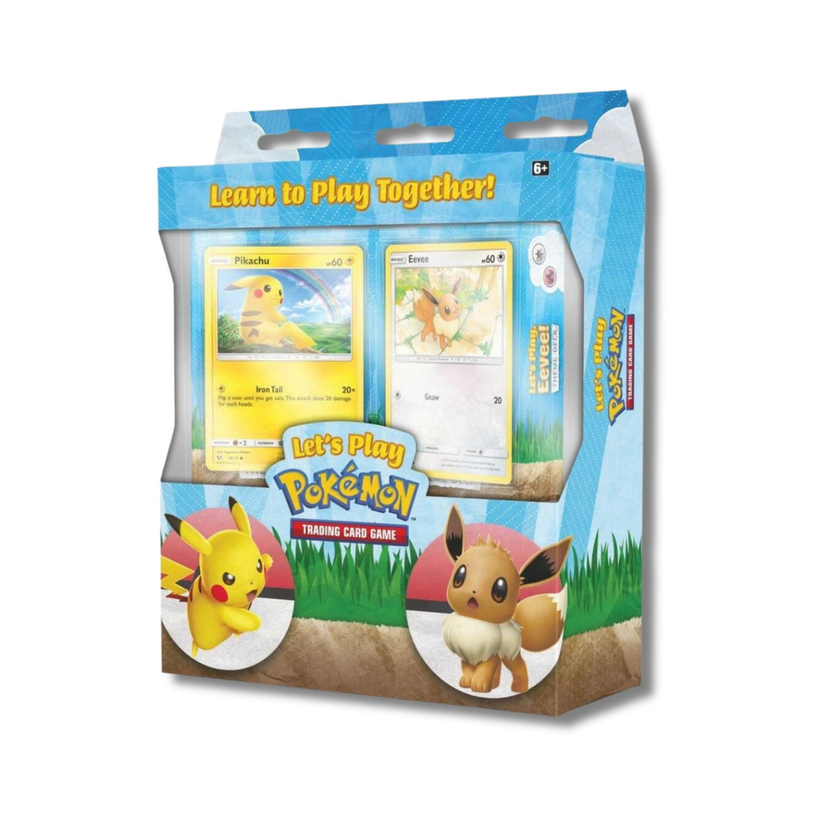 Pokémon TCG Let's Play Together Pikachu and Eevee Card Deck Set 2 Player Collectible Card Game