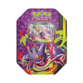 Pokemon TCG Mega Moonlit Tin Trading Cards 4 Booster Packs Collectible Game Set