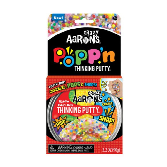 Crazy Aaron's Thinking Putty Popp'n Textured Sensory Putty Tin
