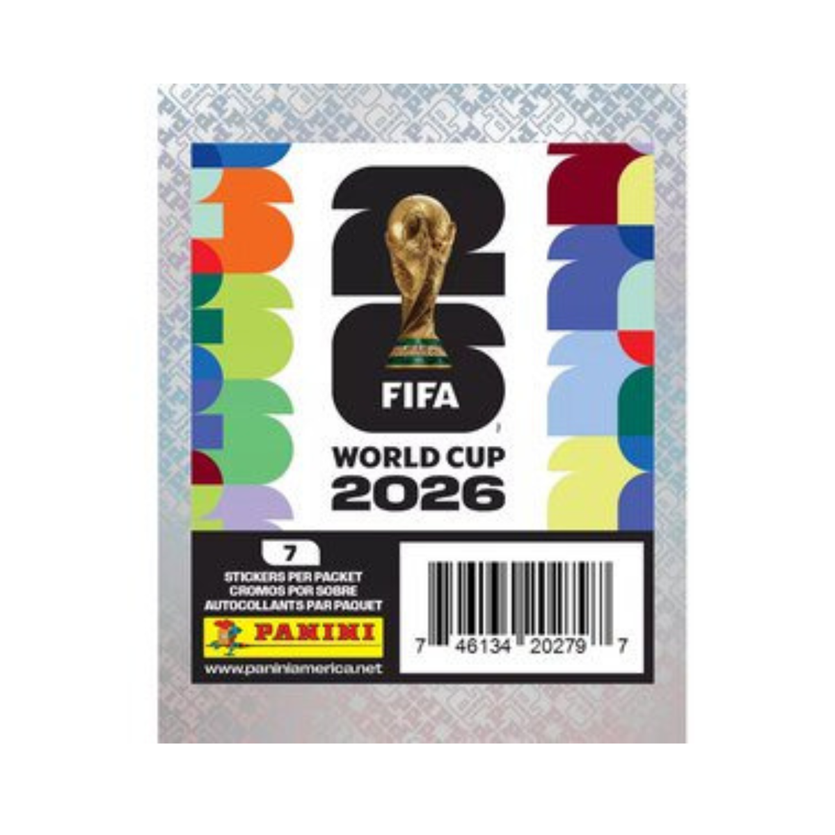 Panini FIFA World Cup 2026 Sticker Pack Single Pack, Official Soccer Collectible Stickers for Album, Trading & Sports Memorabilia, World Cup Stickers 2026