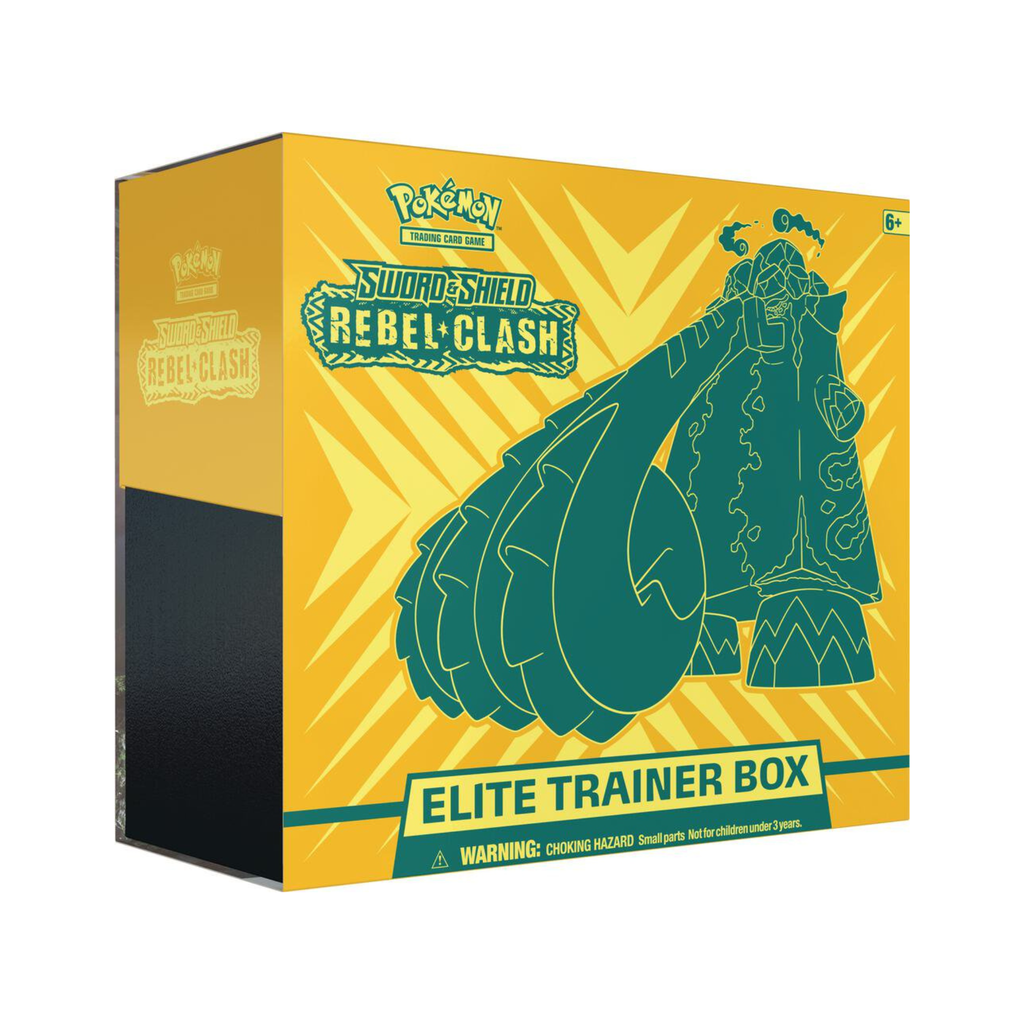 Pokemon TCG Sword & Shield Rebel Clash Elite Trainer Box Pokemon Cards Collection