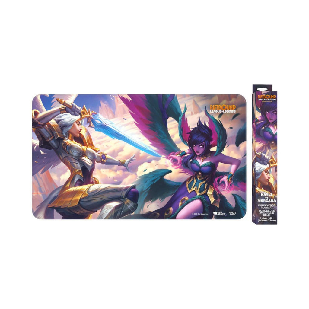 Riftbound League of Legends TCG Kayle vs. Morgana Playmat Official Trading Card Game Accessory