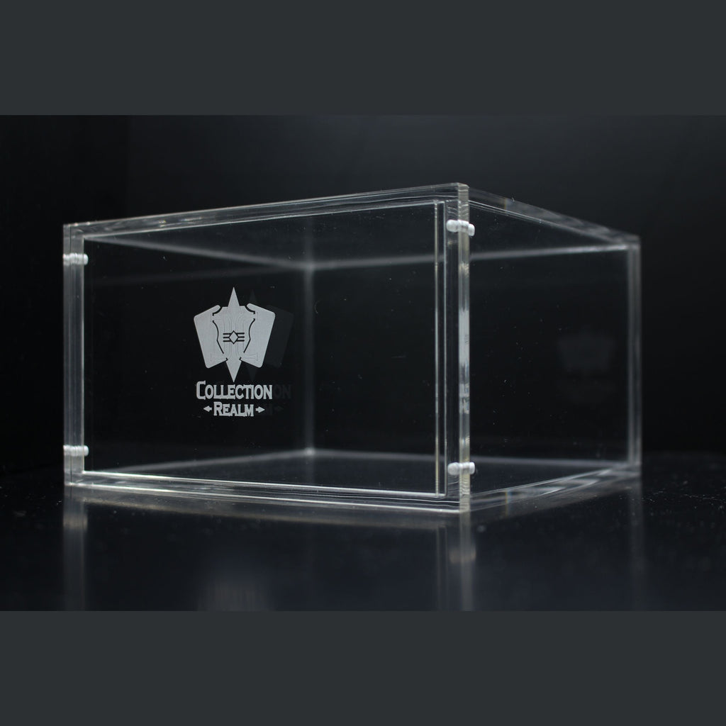 Pokémon Booster Box Acrylic Display Case – Stackable Clear Acrylic Protector with Magnetic Lid, UV Protection, Dust & Moisture Resistant for Collectors, 1-Pack
