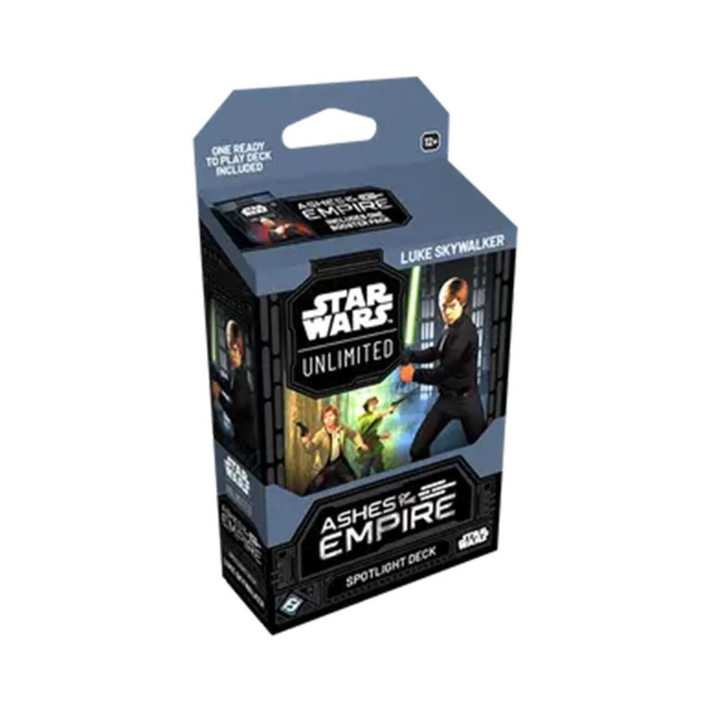 Star Wars Unlimited Ashes of the Empire Luke Skywalker Spotlight Deck Trading Card Game Deck