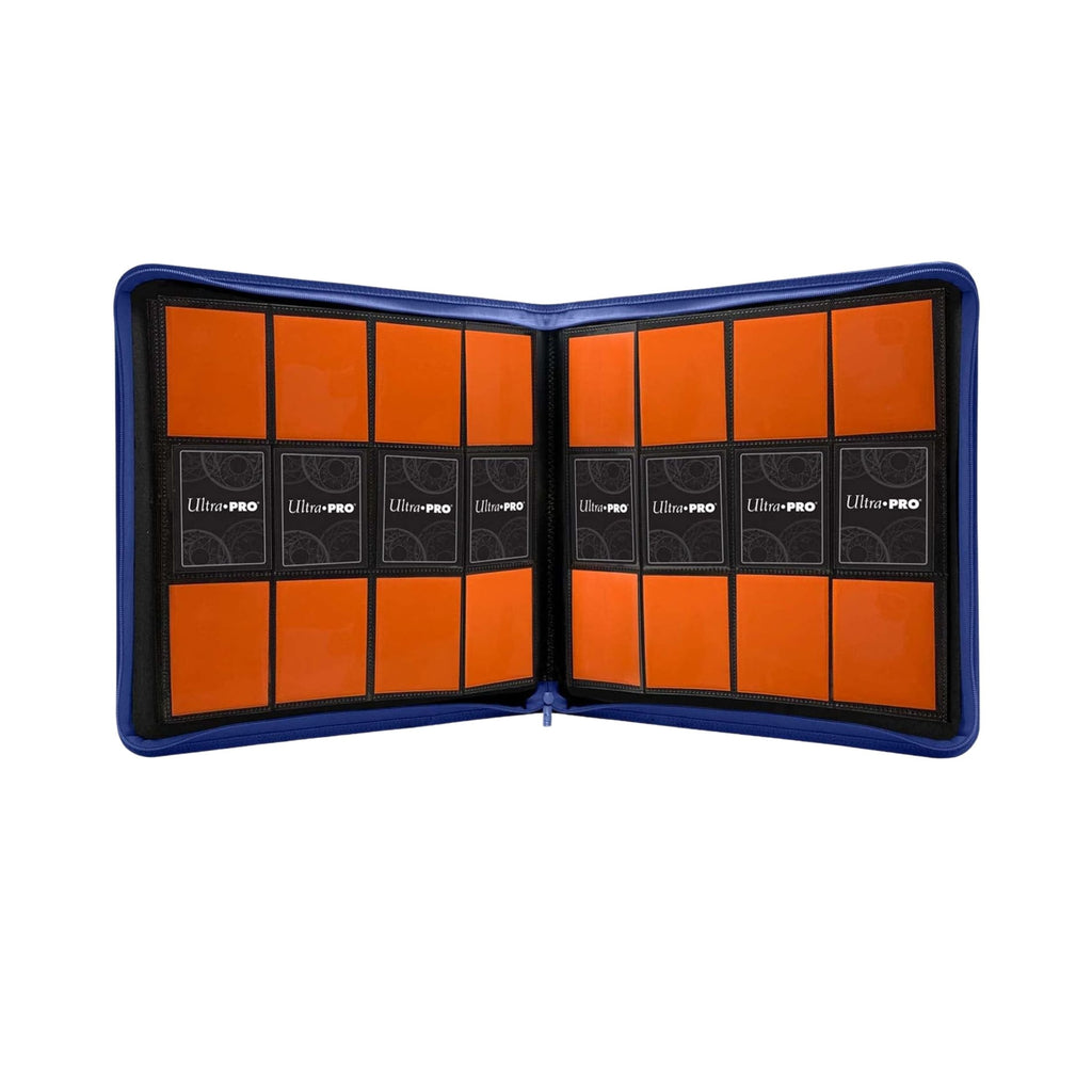 Ultra PRO 12-Pocket Zippered PRO-Binder – Blue | Premium Trading Card Binder for Collectors | Holds Up to 480 Cards | Acid-Free, Side-Loading Design for Maximum Protection