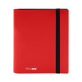 Ultra PRO 4-Pocket PRO Binder – Apple Red | Side-Loading Trading Card Album | Holds 160 Cards | Archival-Safe, Non-PVC Material
