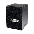 Ultra Pro Satin Cube Deck Box Glitter Black – 100+ Card Storage for Pokemon TCG and MTG