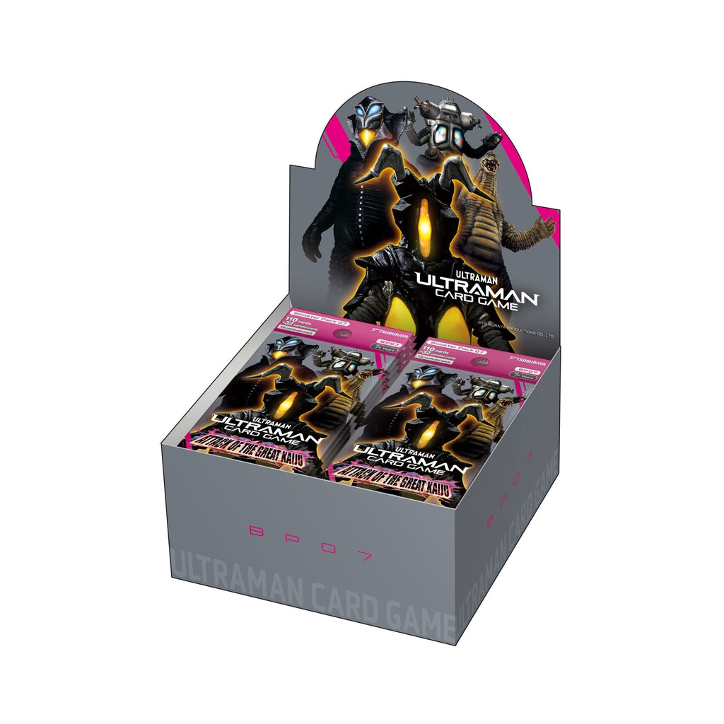 Ultraman TCG B07 Attack of the Greak Kaiju Booster Display Box – 24 Packs, 12 Cards per Pack, Iconic Kaiju Including Zetton, Red King & Alien Mefilas