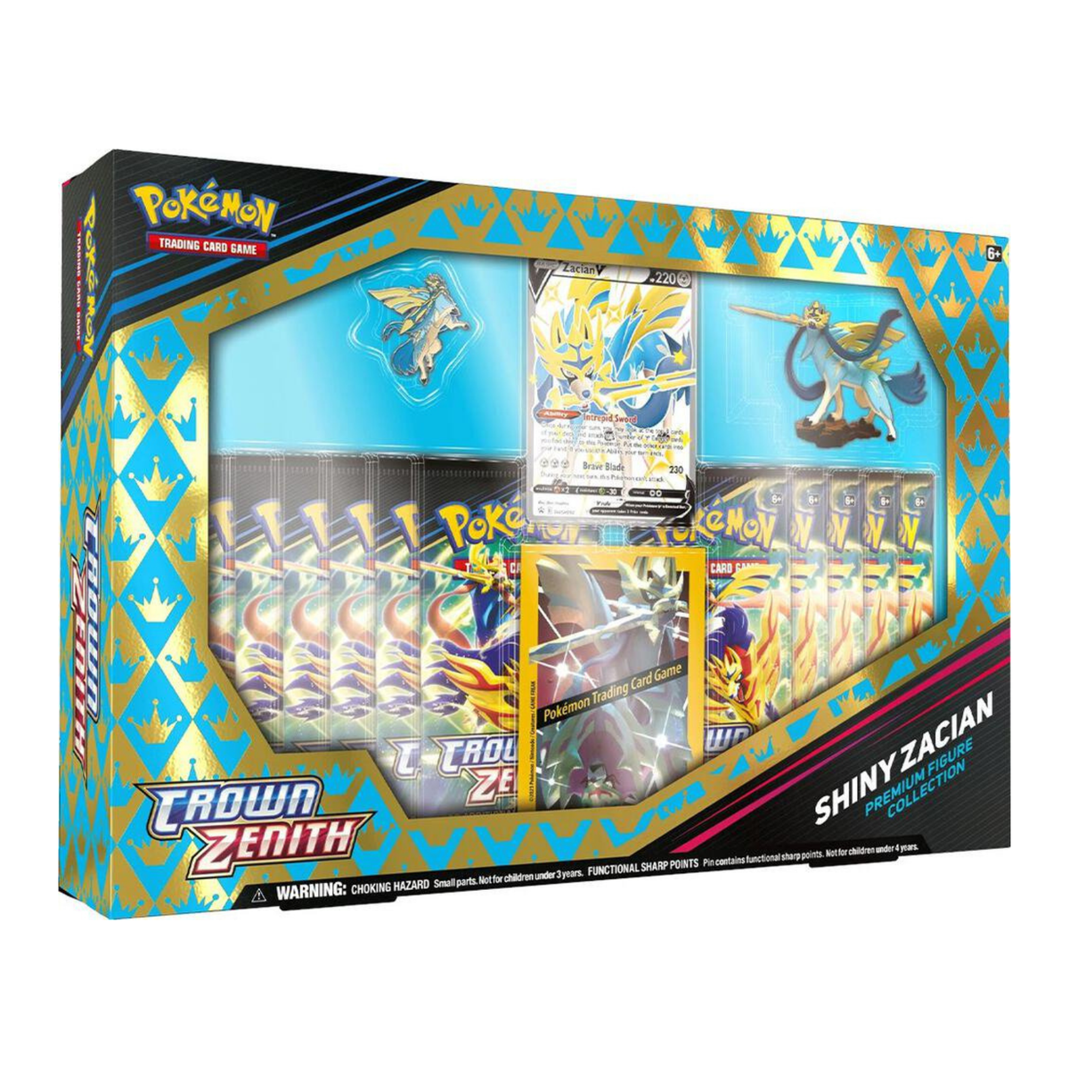 Pokemon Trading Card Game Crown Zenith Premium Figure Collection Shiny Zacian