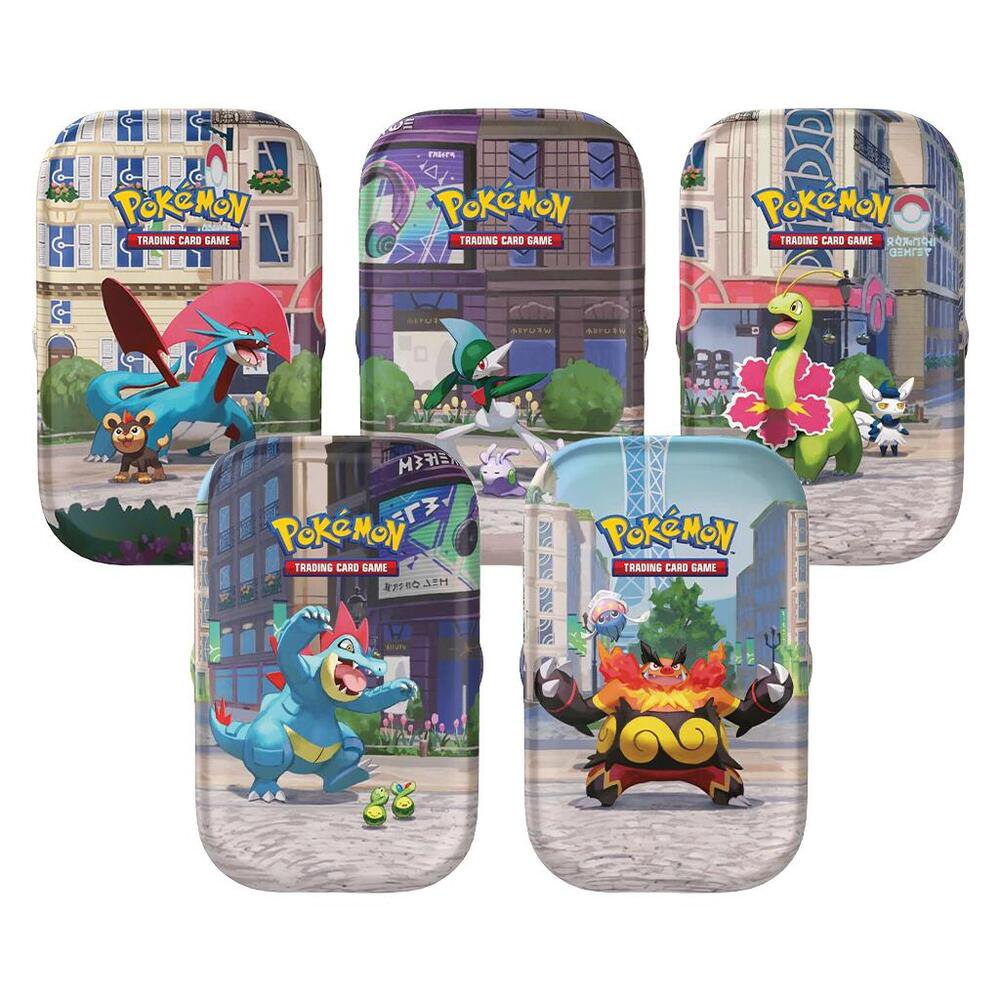 Pokemon TCG Lumiose City Mini Tin Trading Cards Booster Packs Collectible Tin Set - 1 Pack