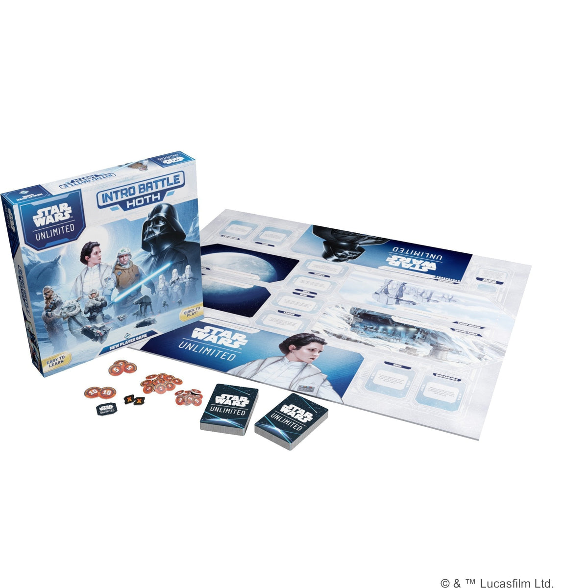 Star Wars Unlimited TCG Intro Battle Hoth Two Player Starter Set Trading Cards Star Wars Card Game Star Wars Gifts