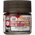 Gundam Assemble Color NGA202 Shade Brown Paint by Mr. Hobby – Acrylic Paint for Gundam Model Kits, Gunpla Shading & Detailing, Bandai Gundam Kits & Anime Model Kit Accessories (PRE-ORDER NOVEMBER)