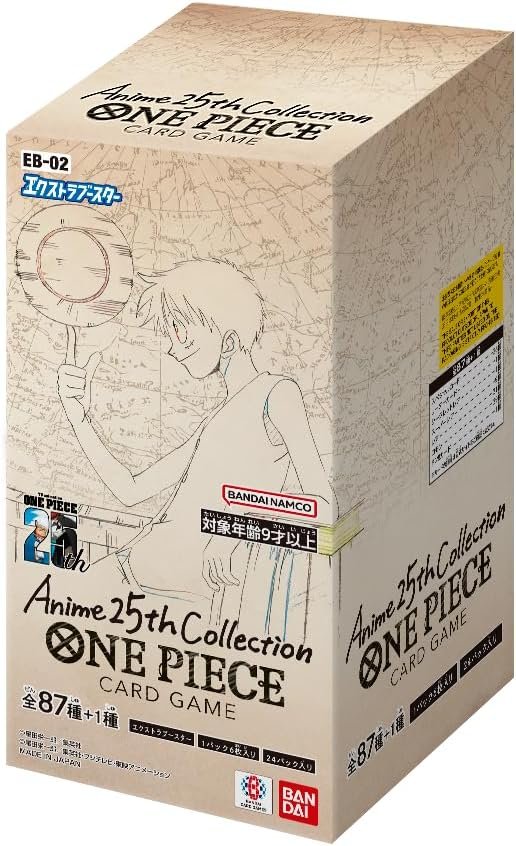 One Piece TCG EB-02 Anime 25th Collection Japanese Booster Box