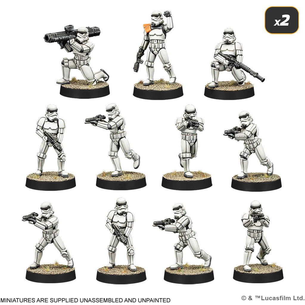 Star Wars Legion Galactic Empire Starter Set Miniatures Strategy Game