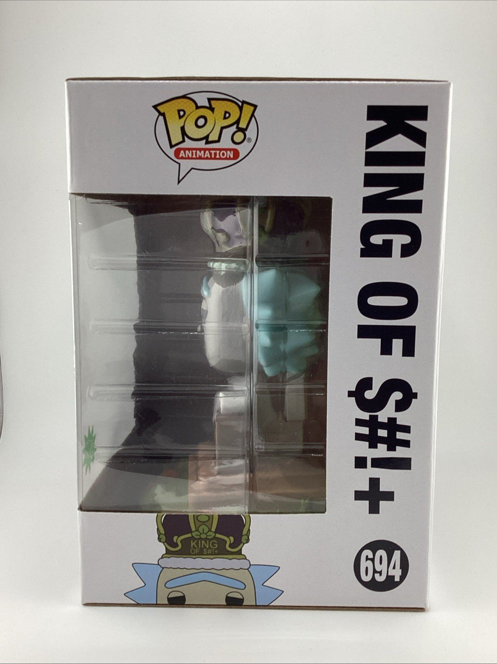 Funko Pop! Deluxe: Rick and Morty - King of S#!+ With Sound #694