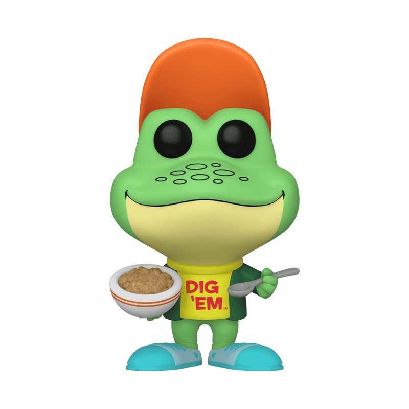 Dig Em Frog Funko Pop! Ad Icon Kellogg's Honey Smack - 2024 Summer Convention Limited Edition - Approx. 4.1" Exclusive Collectible Vinyl Figure #230 Bundled with Display Box Protector Case
