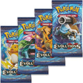 Pokémon TCG XY Evolutions Booster Pack Art Bundle – 4 Packs | Real Pokémon Cards for Trading, Collecting & Card Games | Pokémon Cards Packs for Pokémon Deck & Binder Collection