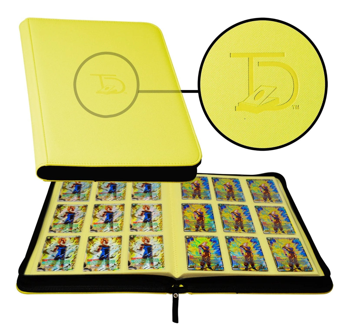 TopDeck 500 Card Trading Card Binder with Zipper Closure