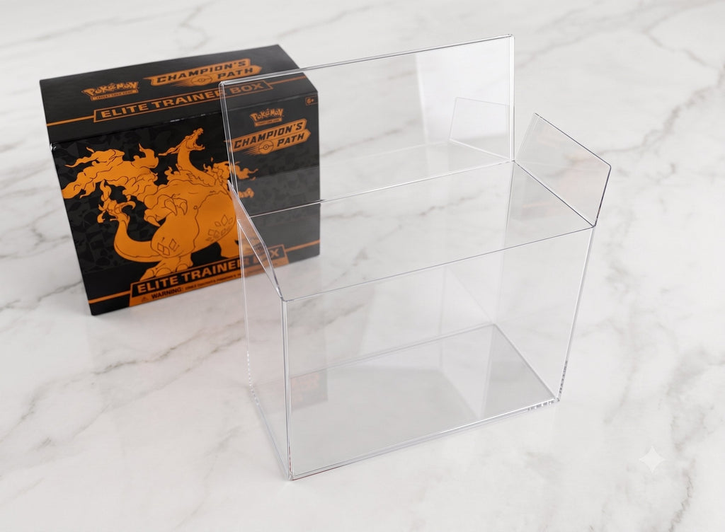 Pokémon Elite Trainer Box Vinyl Display Case – Protective Soft Vinyl Case for Booster Boxes, Keeps Collection Mint & Safe – 1 Pack
