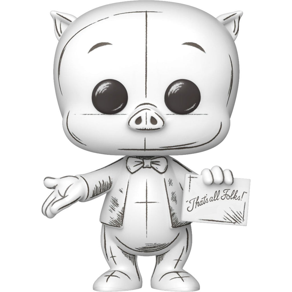 Porky Pig #2012 Funko Pop! Animation Looney Tunes Wave 6 - Approx. 3 1/2" Collectible Vinyl Figure Bundled with Display Box Protector Case