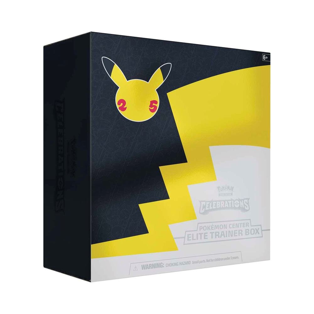 Pokemon TCG Celebrations Pokemon Center Elite Trainer Box Sealed Pokemon Cards TCG Set