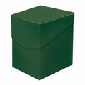 Ultra Pro PRO 100+ Eclipse Deck Box – Forest Green | Holds Up to 110 Sleeved Cards | Self-Locking Lid with Thumb Notch | Durable Card Storage for Trading Card Games