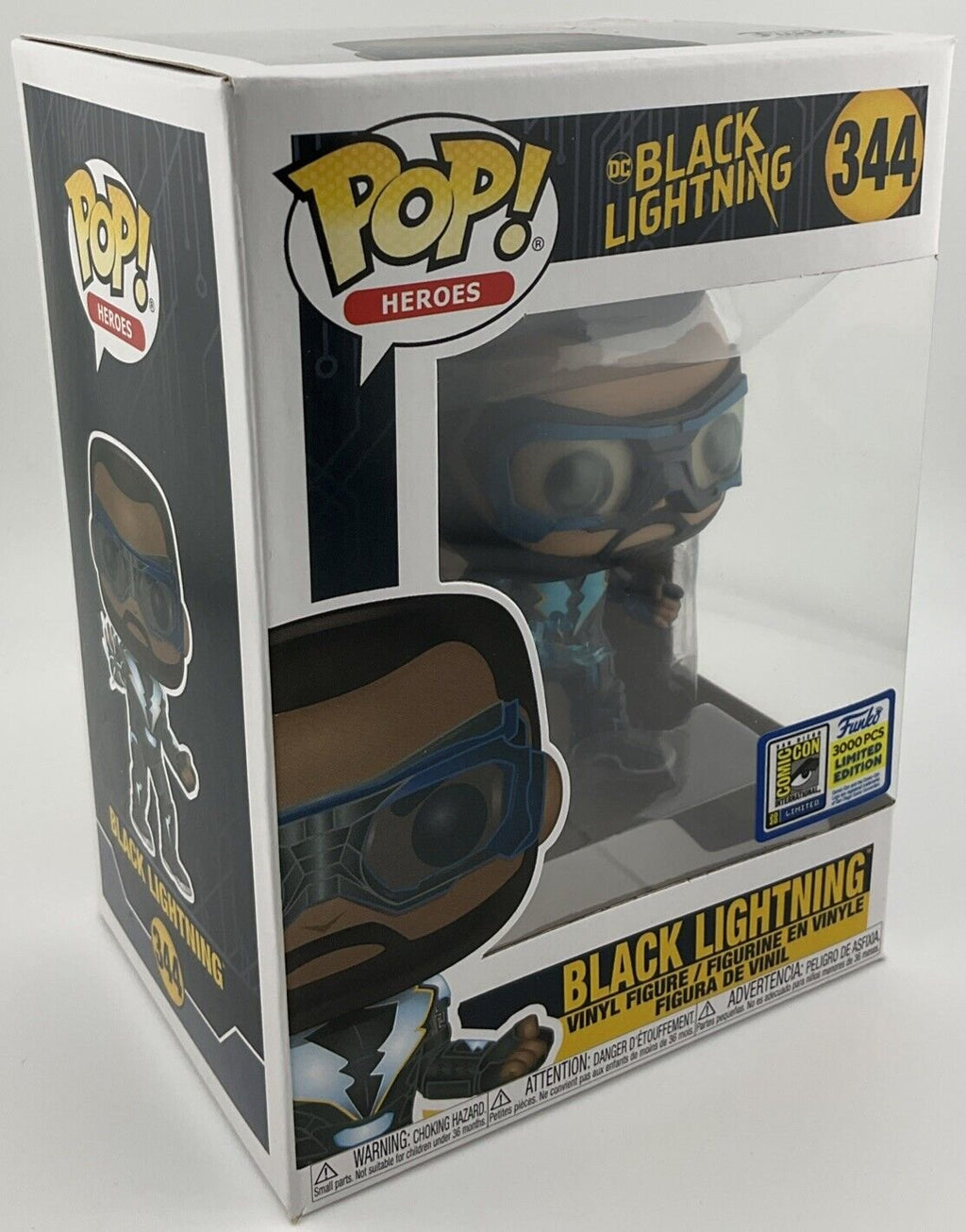 Funko Pop! Vinyl: DC Universe - Black Lightning #344 - SDCC LE3000Pcs