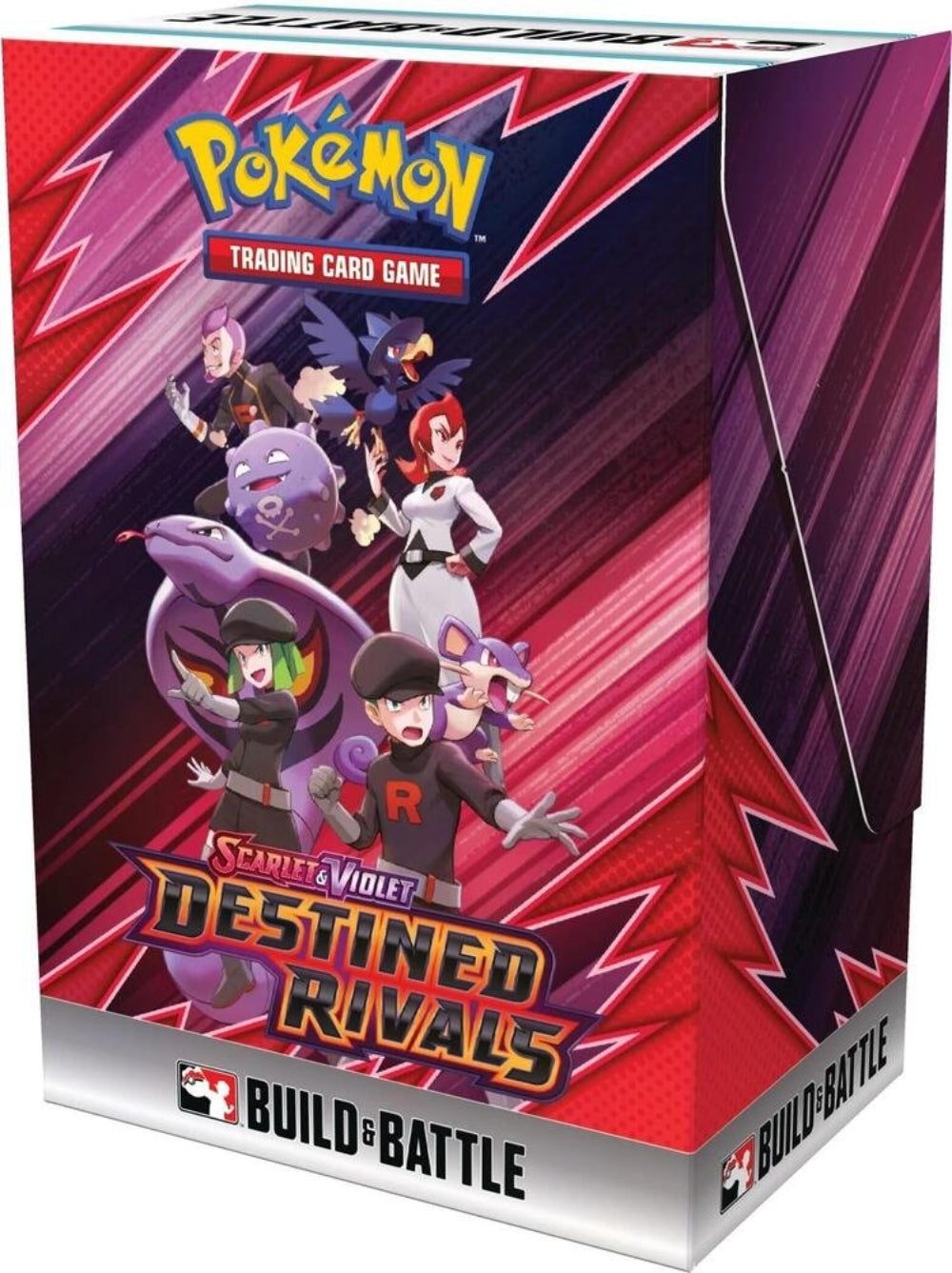 Pokémon TCG Scarlet & Violet Destined Rivals Build & Battle Box - 40-Card Deck, Exclusive Foil Promo, Booster Packs, Collectible Pokémon Cards & Trading Card Game
