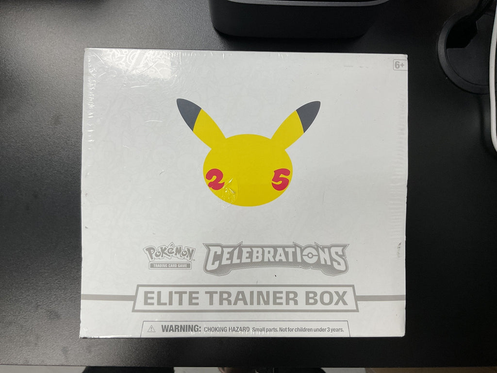 Pokemon TCG Celebrations Elite Trainer Box Trading Card Game Cards Packs Accessories Set