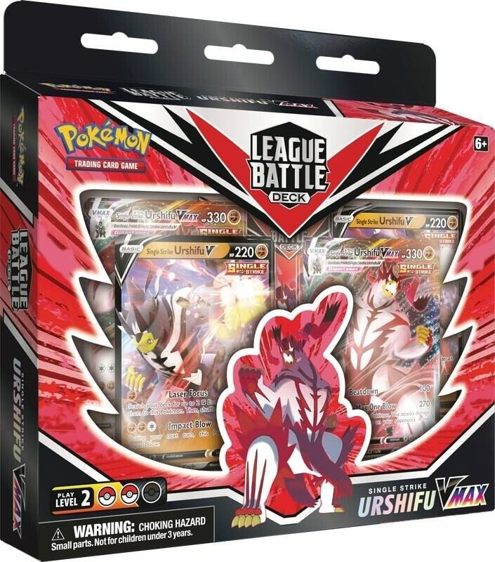 Pokemon TCG League Battle Deck Single Strike Urshifu VMAX 60-Card Ready-to-Play Deck
