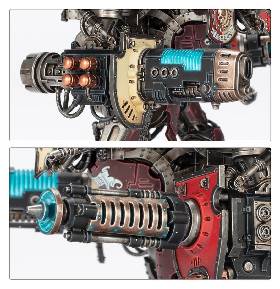 Warhammer 40K Imperial Knights Knight Questoris Model Kit – Multipart Plastic War Machine Figure with 6 Build Configurations for Warhammer 40,000 Armies