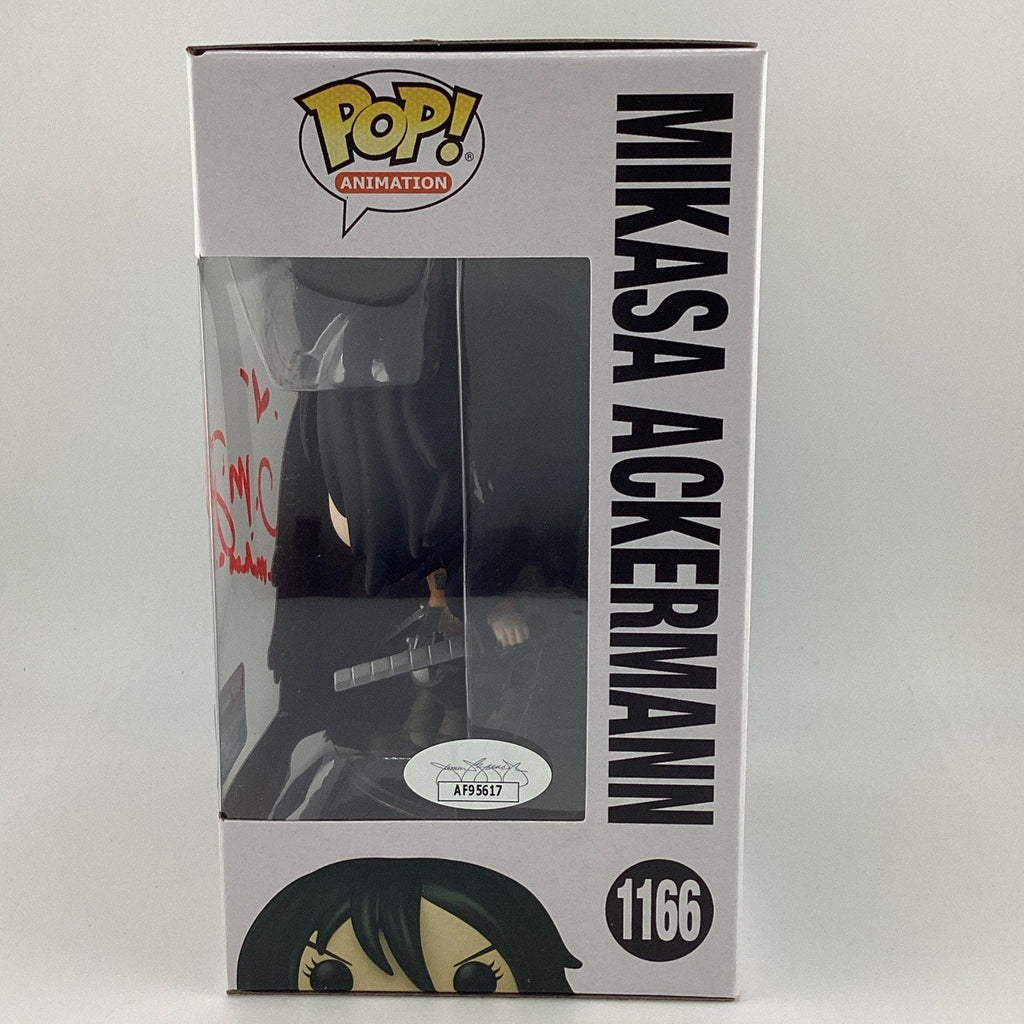 Funko Pop! Vinyl: Attack on Titan - Mikasa Ackerman Signed Trina N. #1166
