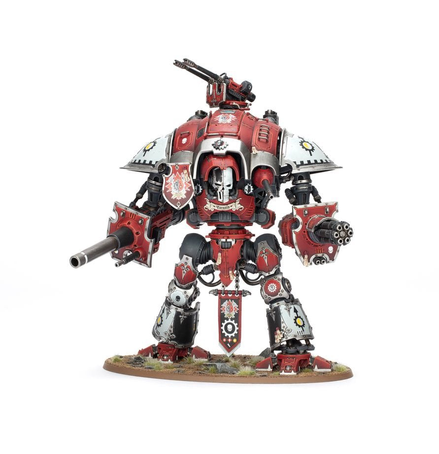 Warhammer 40K Imperial Knights Knight Questoris Model Kit – Multipart Plastic War Machine Figure with 6 Build Configurations for Warhammer 40,000 Armies