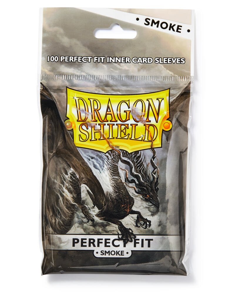 Dragon Shield Perfect Fit Standard Sleeves - Smoke 100ct – Inner Card Protector Sleeves