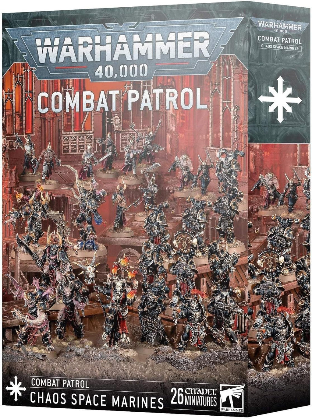 Warhammer 40,000 Combat Patrol Chaos Space Marines - 26 Citadel Miniatures