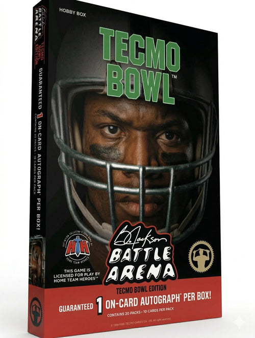 2026 Battle Arena TECMO BOWL Edition Hobby Box - BO JACKSON 1/1 GOLD