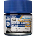 Gundam Assemble Color NGA02 Blue Paint by Mr. Hobby - Acrylic for Gundam Model Kits, HG, PG & Bandai Gundams - Smooth, Vibrant, Fade-Resistant Finish for Collectibles (PRE-ORDER NOVEMBER)