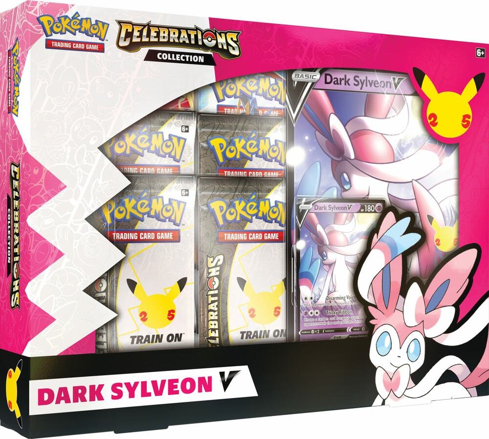Pokemon TCG Celebrations Collection Dark Sylveon Box Sealed Pokemon Cards Set