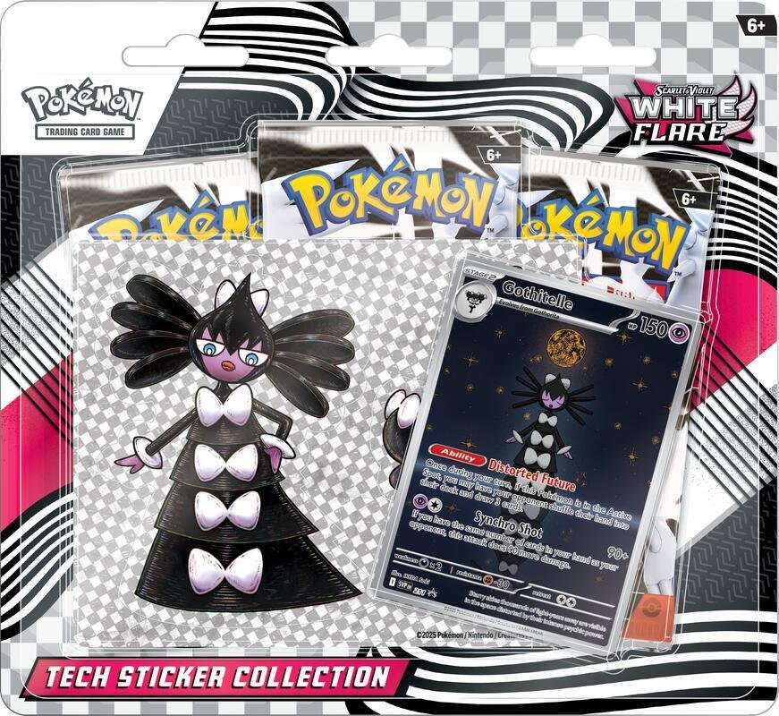 Pokémon TCG Scarlet & Violet White Flare Tech Sticker Collection